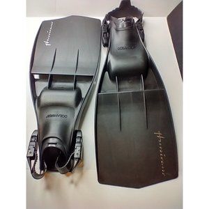 Oceanways Hurricane Diving Fins Fishong Snorkel Size Medium Made In Italy